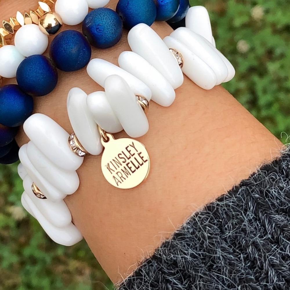 Brand new Kinsley Armelle Ashen chip bracelet